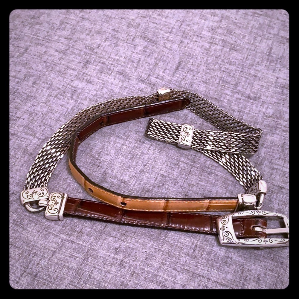 BRIGHTON  Reversible Brown and Tan Belt